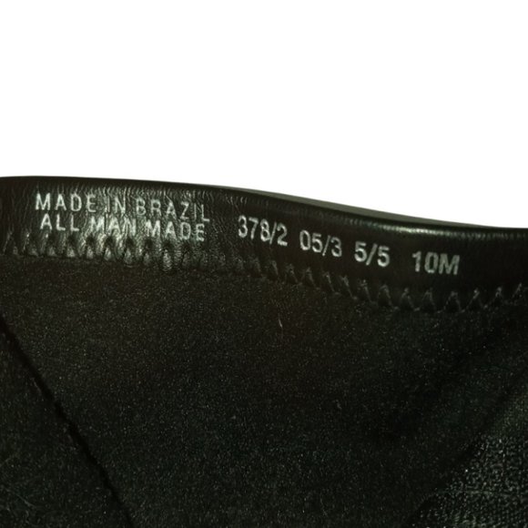 Franco Sarto Boots, Black Vegan Leather, Stretch Ankle Booties, Womens Size 10 - Picture 10 of 10